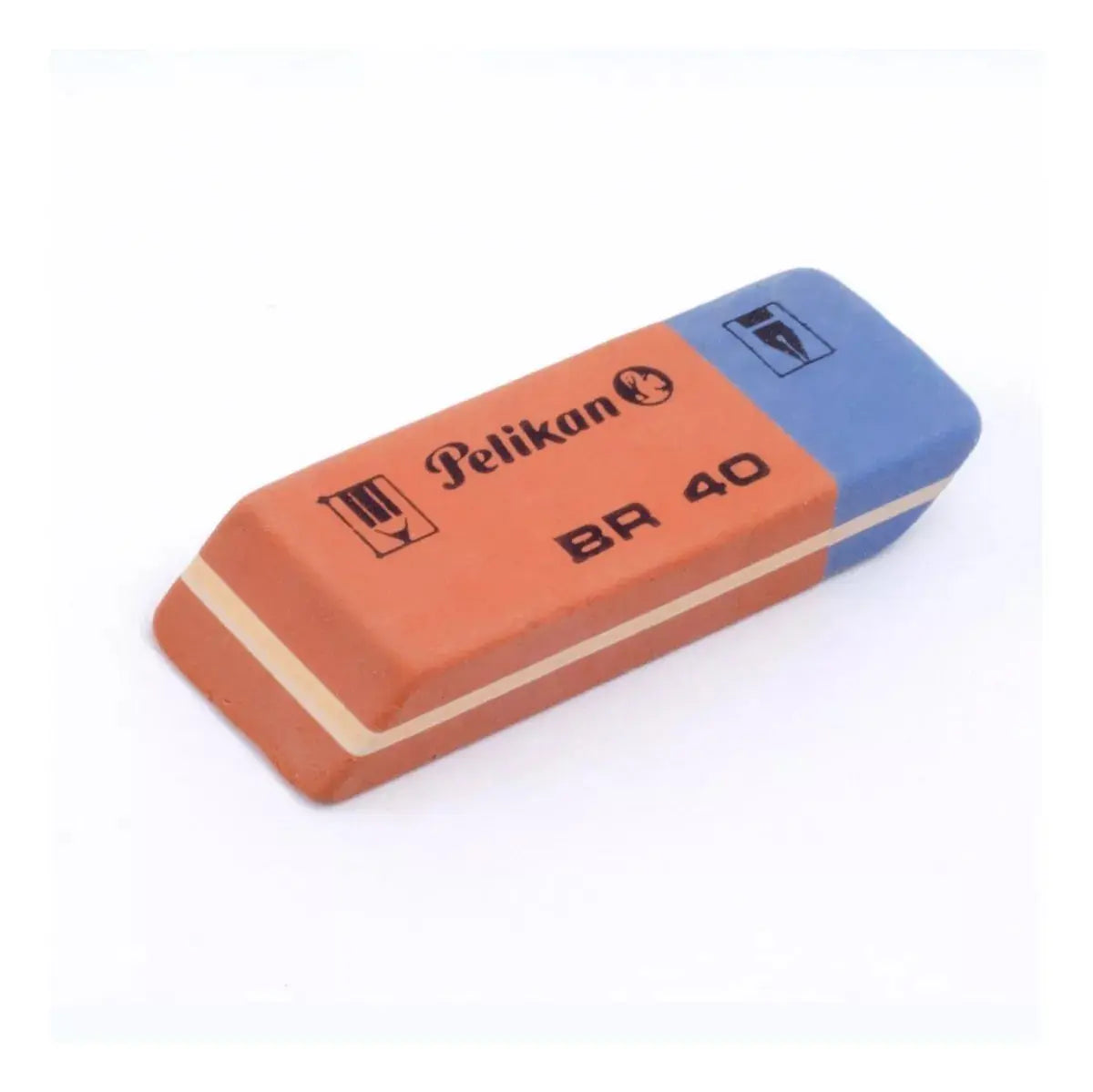 Gomas Borrador Caucho Bicolor Br40 Tinta Lápiz Pelikan 2 Piezas - Pelikan - accesorios