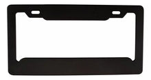 2pz Porta Placa Negro Plástico Universal Auto Carro Marco - Promoopcion - vista lateral