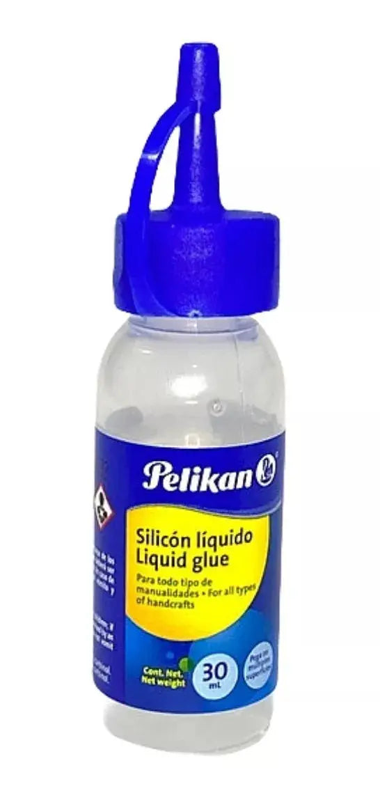 Silicon Líquido Frío Pegamento Botella Frasco 30ml Pelikan 1 Pieza - Pelikan - detalle