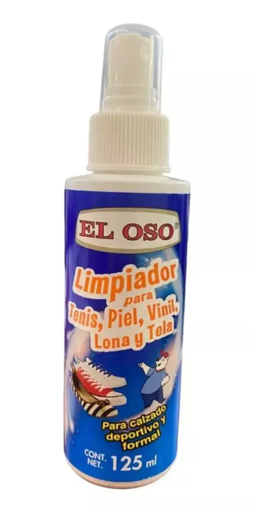 Spray Limpiador Tenis El Oso Piel Lona Tela 125 Ml Limpieza - El oso