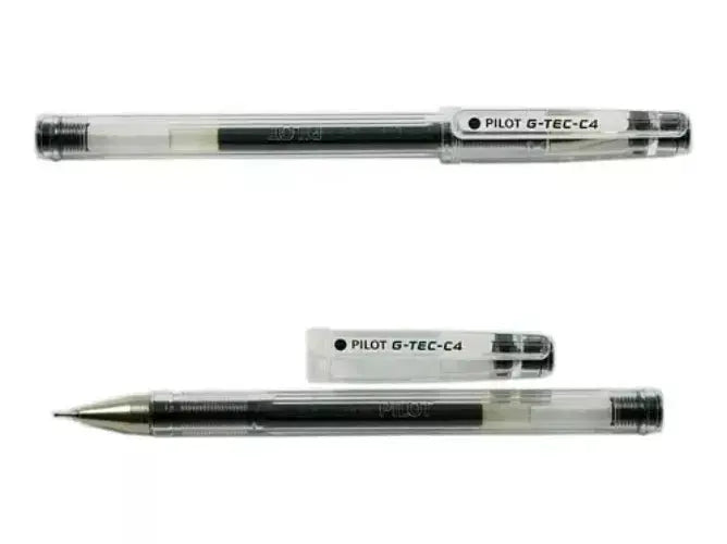 Set 5 Plumas Gel Pilot G Tec C4 Punto 0.4mm Colores Surtidos - Pilot - empaque