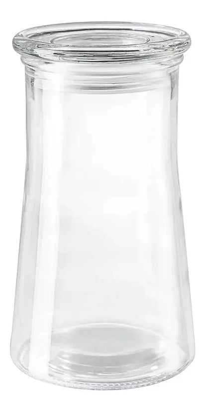 Envase Brocal Tapa Contenedor Frasco Vidrio Cristal 1.2 Lt - Vittori
