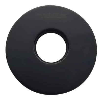Cuello Regadera Meer 40cm Negro Mate Chapeton Acero - CNX - vista lateral