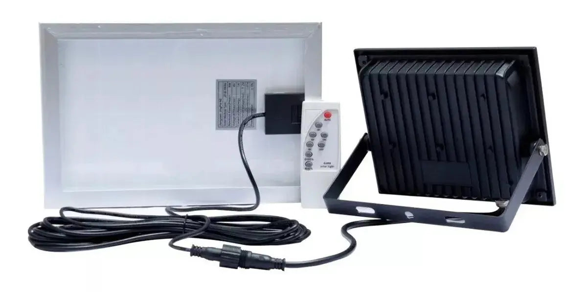Reflector Solar Led Sanelec 60w Control Remoto Exteriores - Sanelec - detalle