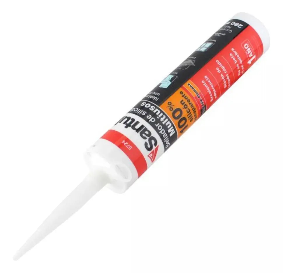 Sellador Multiusos Silicon Transparente Tubo Santul 280 Ml - Santul