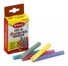 Gises Escolares de Colores Vinci Trazo Suave 10pz - Vinci - vista lateral