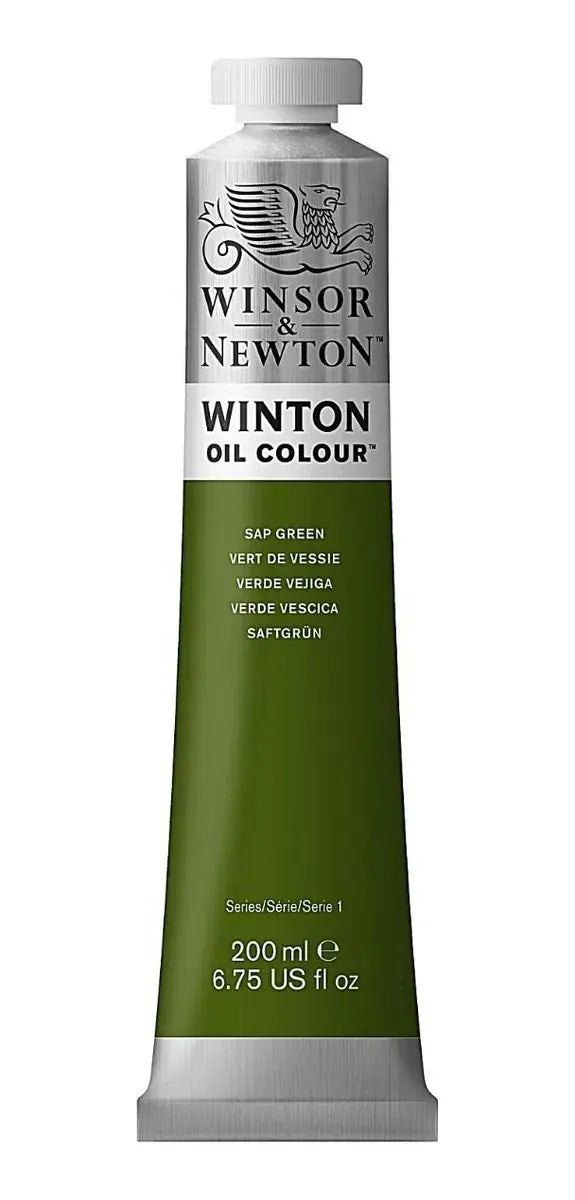 Pintura Oleo Winsor & Newton Winton 200ml Colores A Escoger Verde Vejiga No 37 - Winsor and Newton