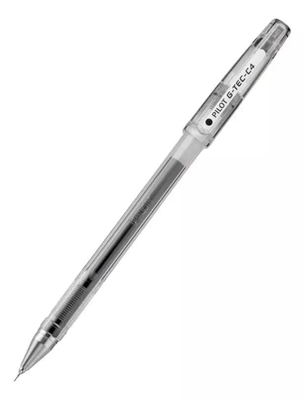 2 Boligrafos Gel Pilot G Tec 0.4mm Extra Fino Tinta Negra - Pilot - empaque