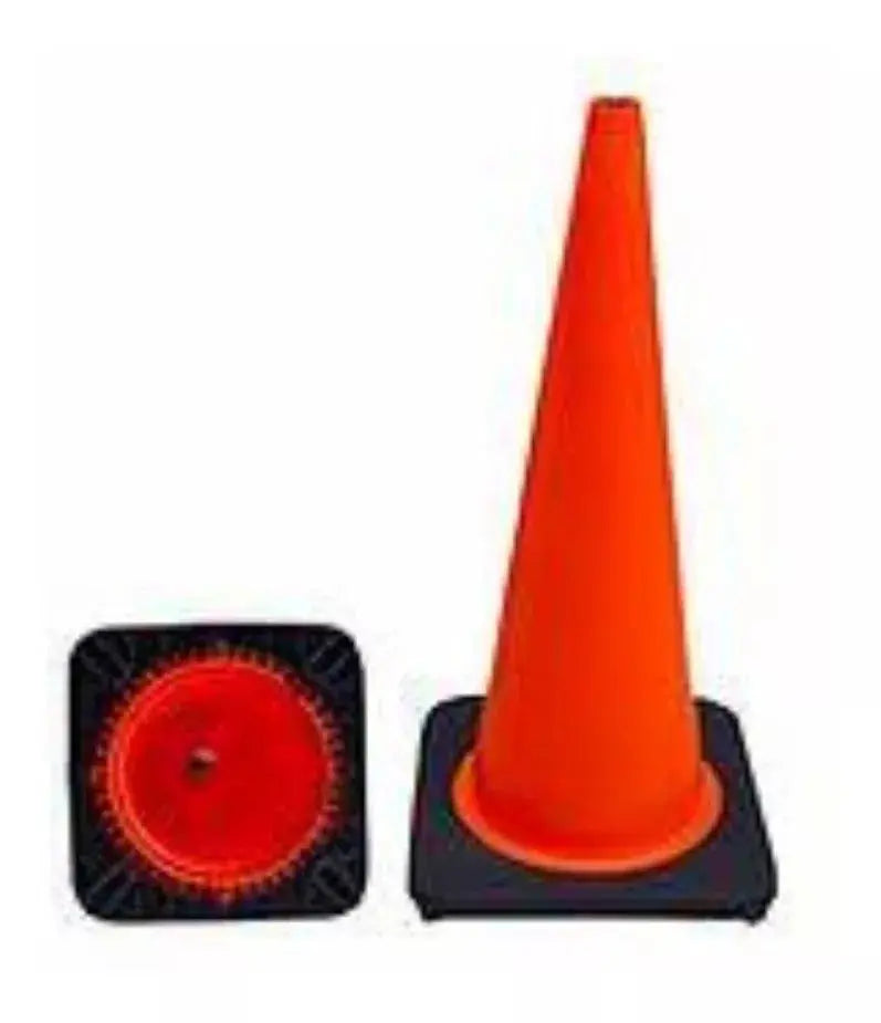 Cono Señalización Vial 71cm Pvc Flexible Naranja Alyger - Alyger - detalle