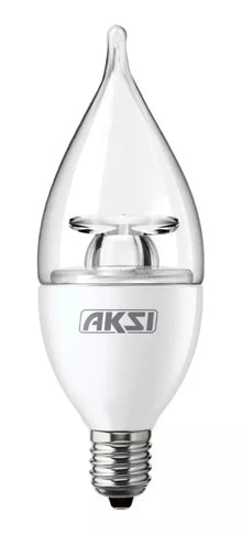 Pack De 10 Focos Flama Led Aksi 4w Luz Blanca Base E12 - Aksi - vista lateral