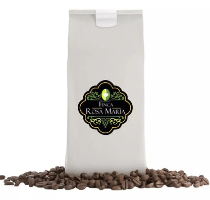 Café Gourmet Tostado Claro Chiapas 1kg En Grano O Molido Americano - finca rosa maría - vista lateral