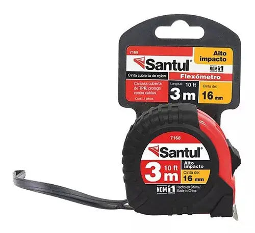 Flexometro Alto Impacto 3m 16mm Santul Resistente Impacto - Santul - vista lateral