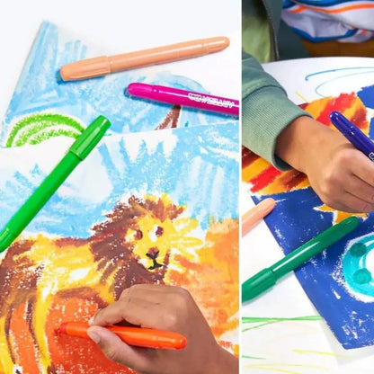 Set 16 Crayones Gel Twistables Niños Dibujo Colores Arteza - Arteza - vista lateral