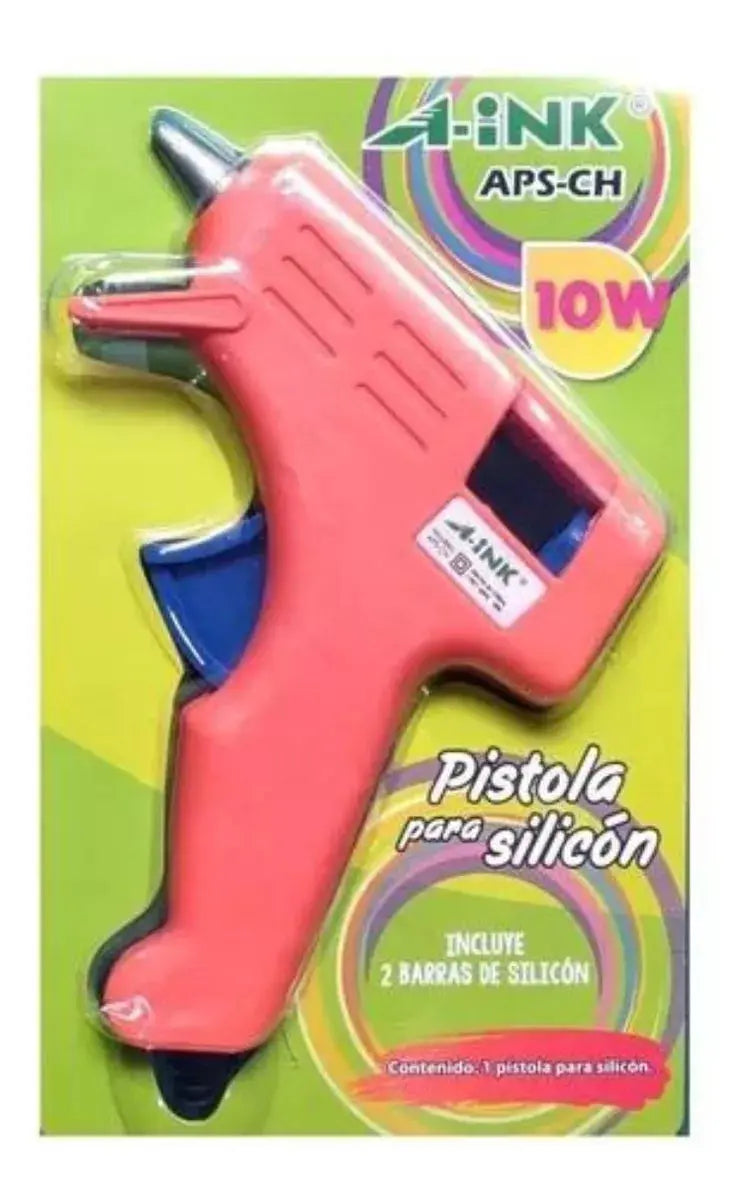 Pistola Silicon A-ink Chica Silicon Caliente 10 W Pegamento - Mae
