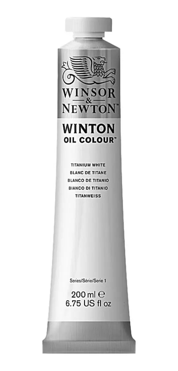 Pintura Oleo Winsor & Newton Winton 200ml Colores A Escoger Blanco de Titanio No 40 - winsor & newton