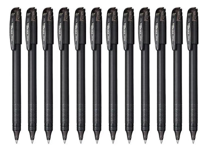 12 Boligrafos Tinta Gel Liquida Pentel Energel Stick 0.7mm Negra - Pentel