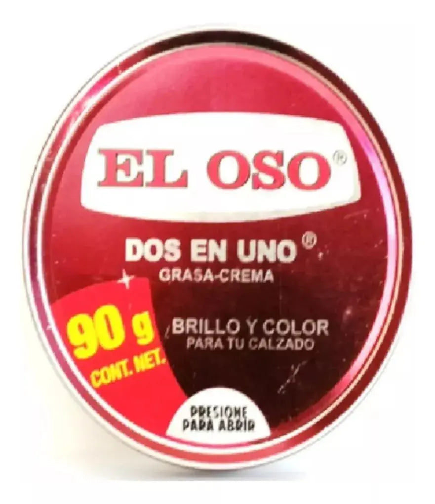 Grasa Calzado El Oso Dos En Uno Colores Elegir 90 G Vino - El oso