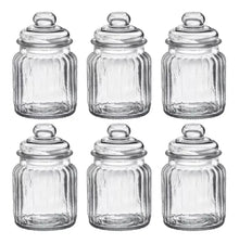 Set 6 Dulcero Brocalito Vidrio Astriado Regalo Bodas 300ml - Das - accesorios