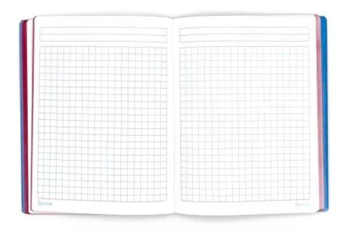 Cuaderno Frances 100hjs Norma Color 360 Cosido Cuadro Grande - Norma - accesorios