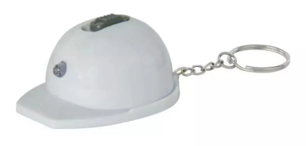 10 Llavero Destapador Plastico Y Luz Promoopcion Forma Casco Amarillo - Promoopcion - accesorios