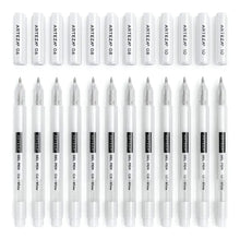 Set 12 Plumas Gel Blancas Arteza Punto 0.6 Mm 0.8 Mm 1 Mm - Coveme - accesorios