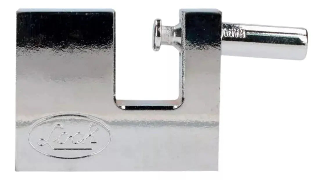 Candado Acero Cortina Lock 70mm Cromo Llave Estandar - Lock - detalle