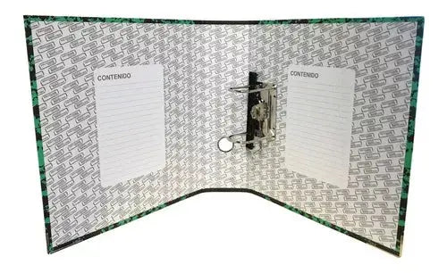Carpeta Registrador Lefort Tamaño Carta Verde Marmoleado - Azor - accesorios