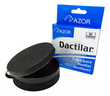 Cojin Huellas Dactilares Azor Negro Tinta Permanente - Azor - vista lateral