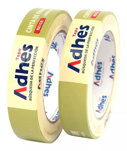 Cinta Enmascarar Beige Adhes 18mm X 50m Masking Tape Papel - ADHES