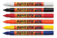 Set 6 Marcadores Molotow 2mm ONE4ALL Recargables Acrílico - marchante.shop