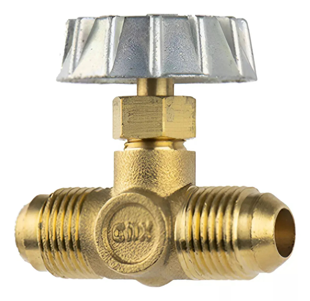 Valvula Aguja Macho Gas Cnx 3/8'' X 3/8'' Flare - CNX - empaque