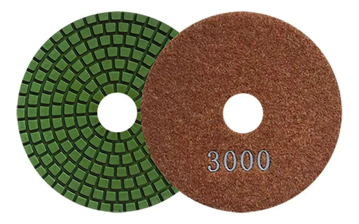 Pad Diamante 2766 Austrodiam 4'' Grano 3000 Pulido Marron Activo - Austrodiam