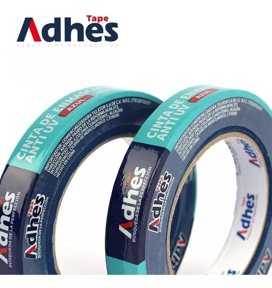 Cinta Enmascarar Azul Anti-uv Adhes 18mm X 50m Masking Tape - Adhes - vista trasera