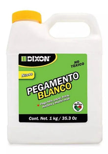 Pegamento Líquido Blanco Adhesivo Escolar Dixon 1 Kg 1 Pieza - ADHES - vista lateral