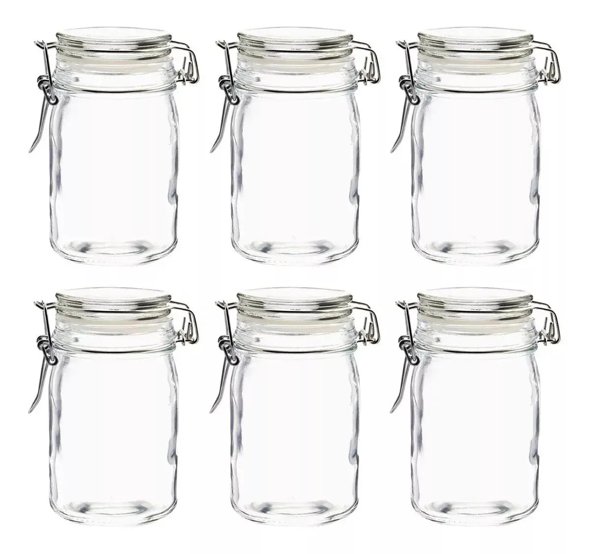 Set 6 Brocalito Vidrio Envase Redondo Regalo Dulcero 200ml - Vittori - detalle