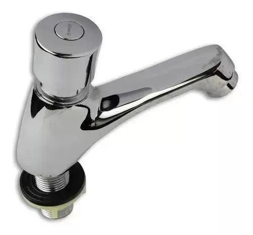 Llave Temporizadora Lavabo Meer Cromada Acero Inoxidable - CNX