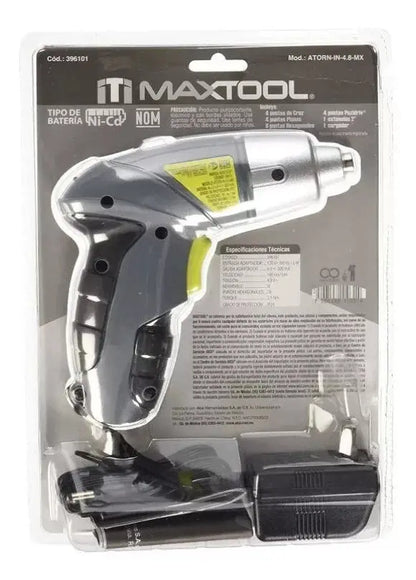 Atornillador Inalambrico 4.8v Aksi Tipo Pistola Ergonómico - Aksi - vista lateral