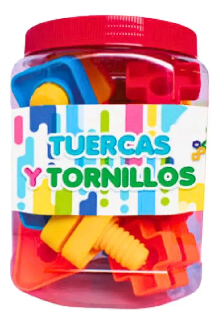 Ensamble Didactico Tornillos Tuercas Dix 30 Piezas Infantil - Dix