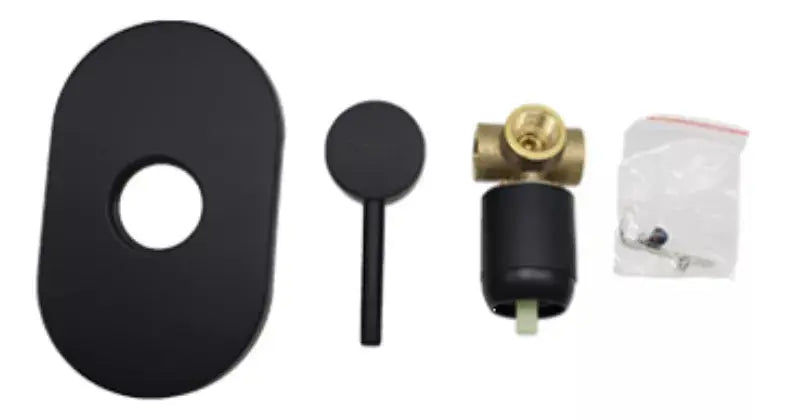 Mezcladora Monomando Regadera Meer Color Negro Mate - CNX - empaque