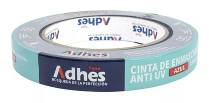 Cinta Enmascarar Azul Anti-uv Adhes 18mm X 50m Masking Tape - Adhes - empaque