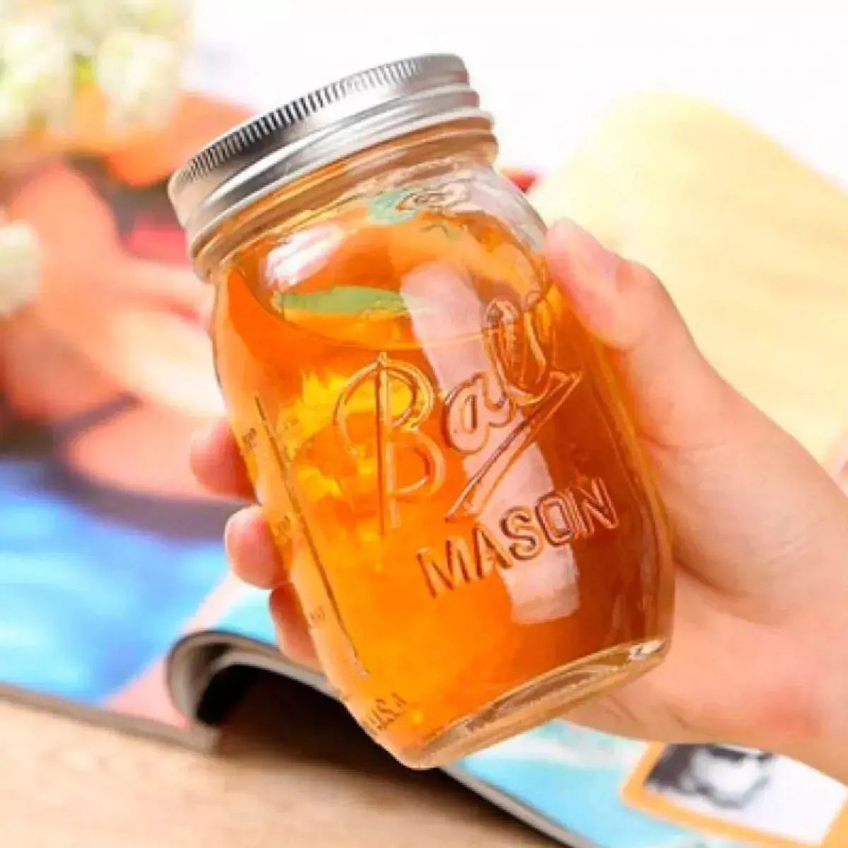 6pz Mason Jars Ball Vidrio Boca Regular 473 Ml 946 Ml - Coveme