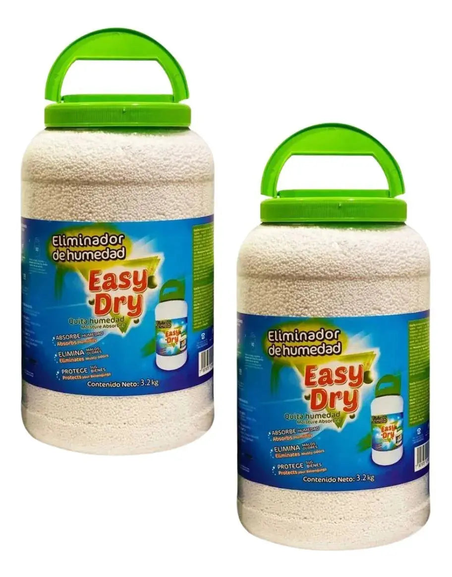 2 Pz Eliminador Humedad Olores Easy Dry 3.2 Kg - Easy Dry - vista lateral