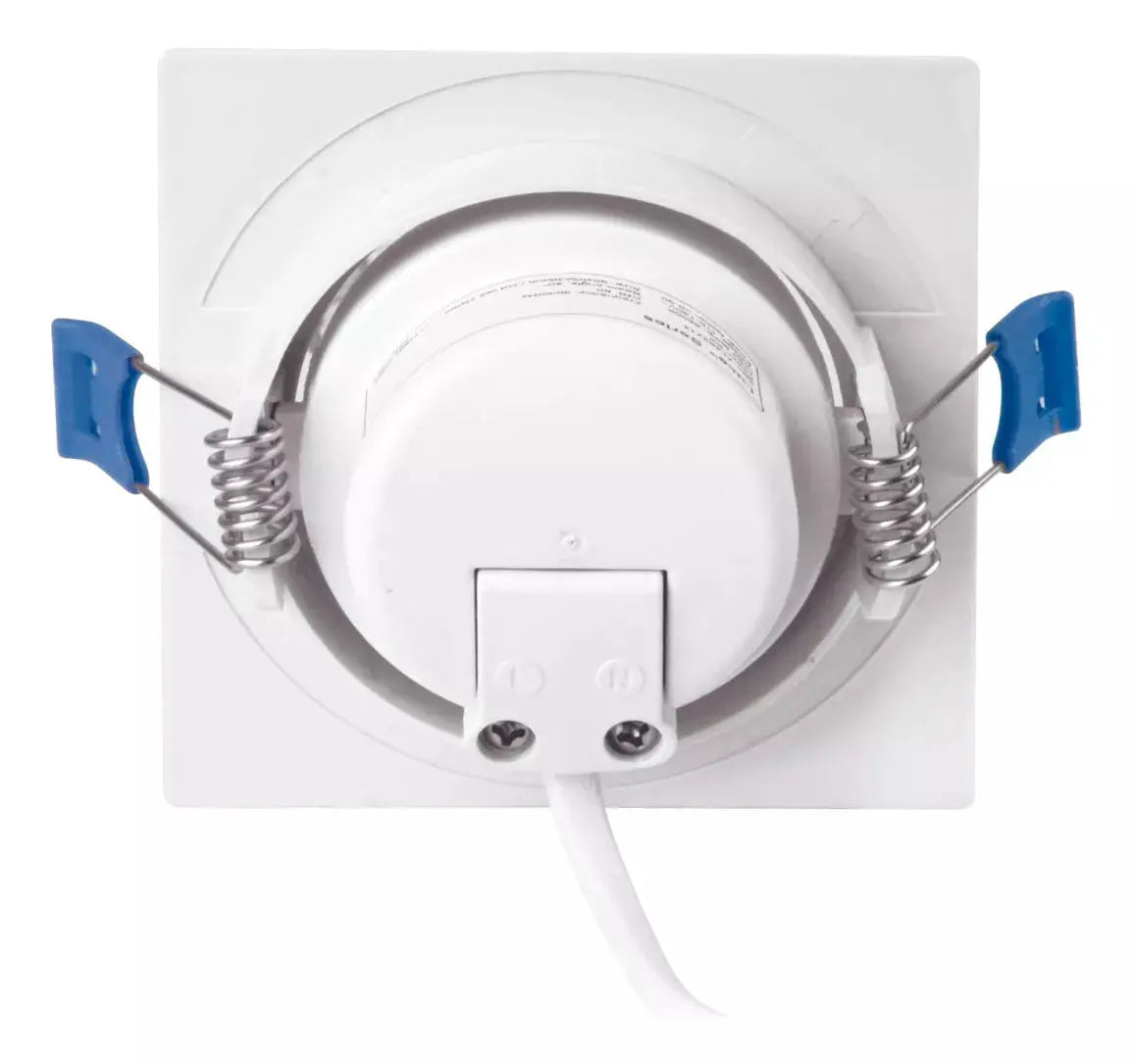 3pz Luminario Cuadrado Empotrable Aksi 3w Luz Blanca - Aksi - vista trasera