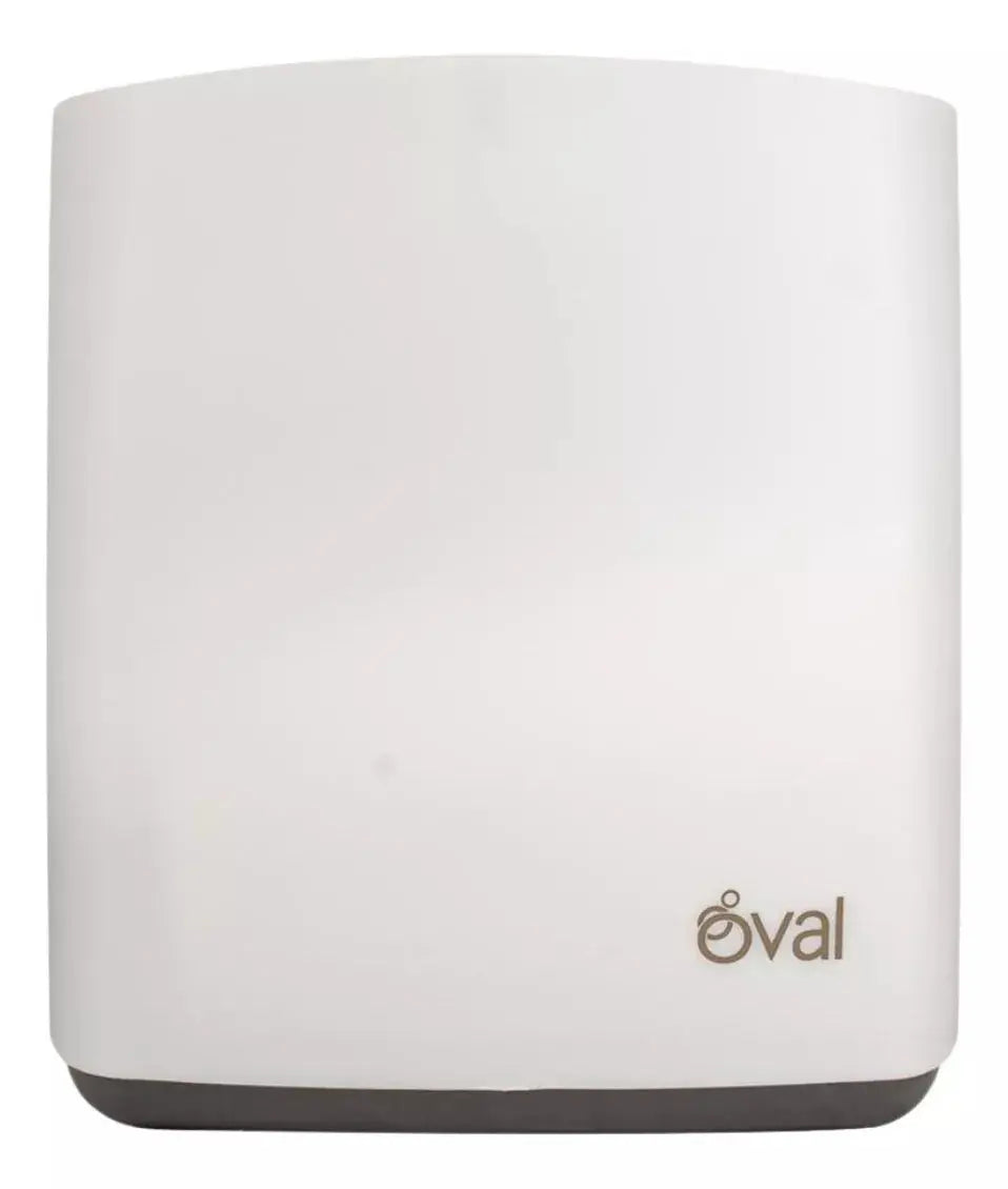 Dispensador Toalla Interdoblada Oval Blanco Largo - Oval - vista trasera