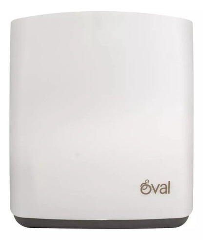 Dispensador Toalla Interdoblada Oval Blanco Largo - Oval - vista trasera