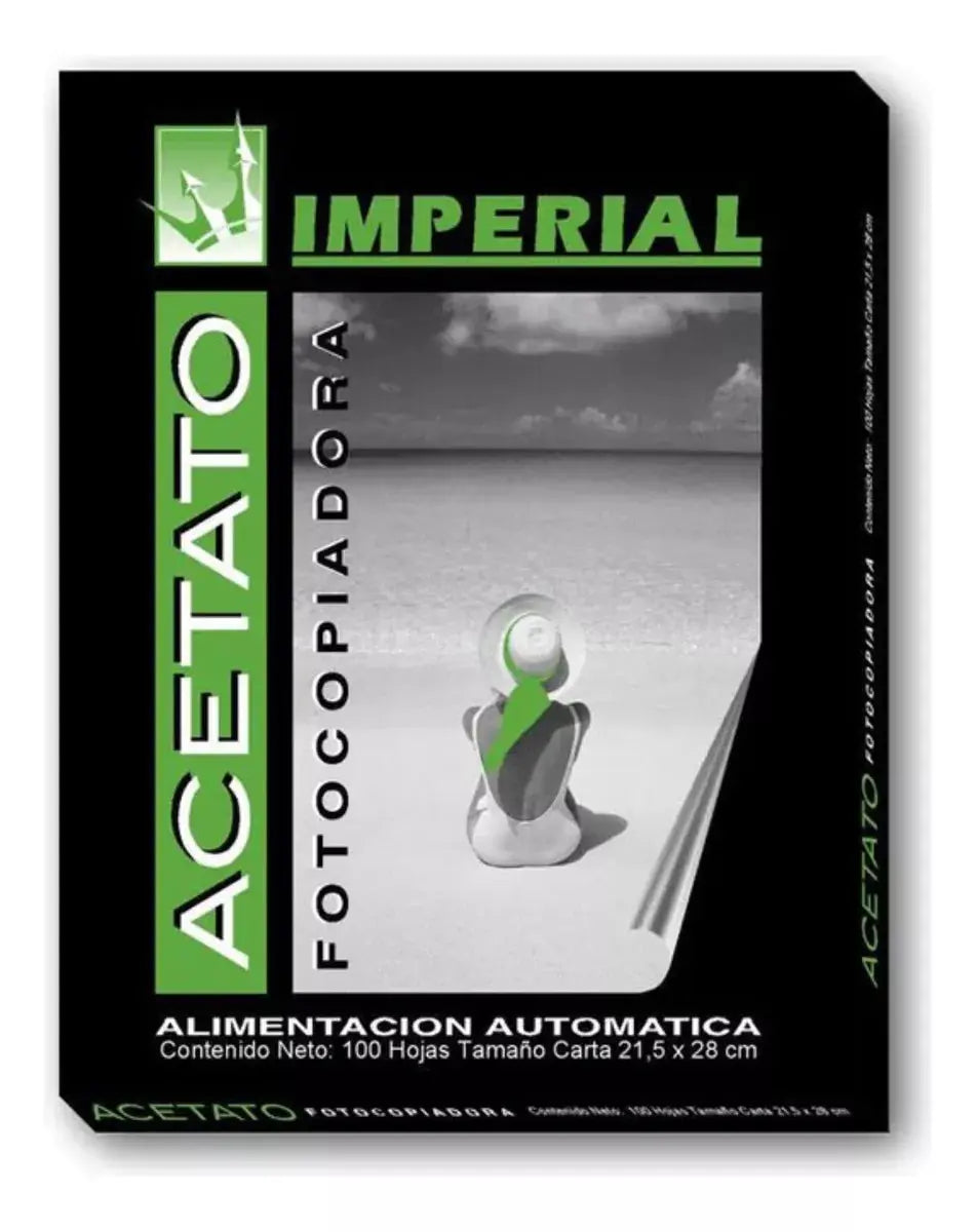 100 Piezas Acetato Tamaño Carta 21.5 X 28 Cm Imperial - Imperial - vista lateral