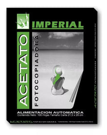 100 Piezas Acetato Tamaño Carta 21.5 X 28 Cm Imperial - Imperial - vista lateral