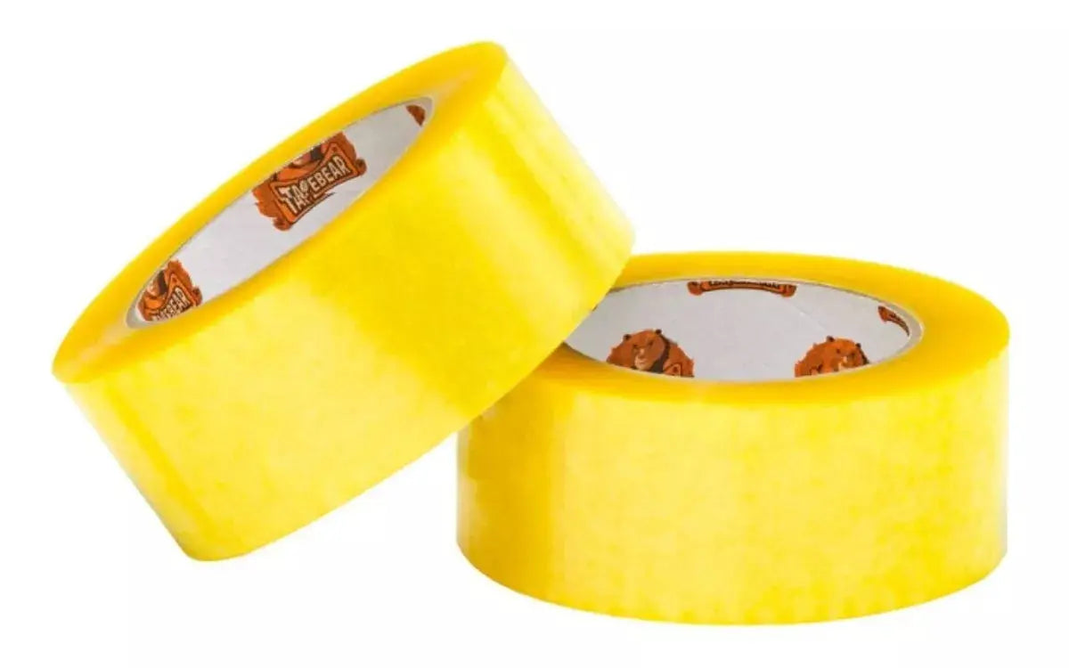 1pz Cinta Empaque Amarilla Embalaje Tapebear Rollo 48mmx150m - TapeBear
