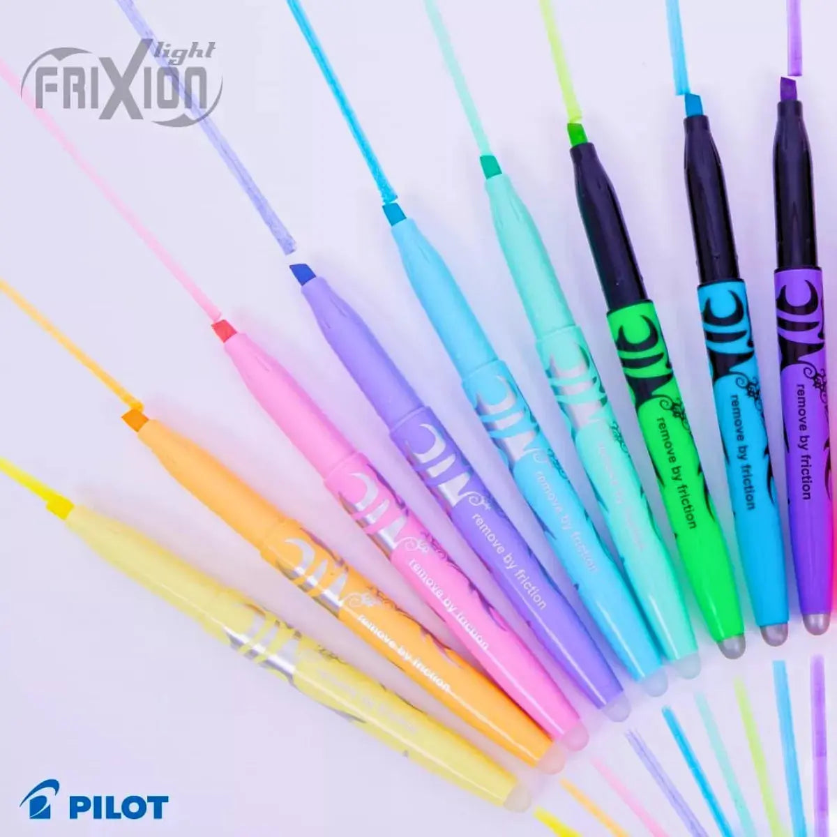 5 Marcador Borrable Pilot Frixion Light Pastel Punta Cincel - Pilot - vista lateral