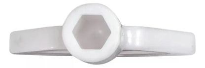 Jabonera Oval Humo Blanco 500 Ml Transparente - Oval